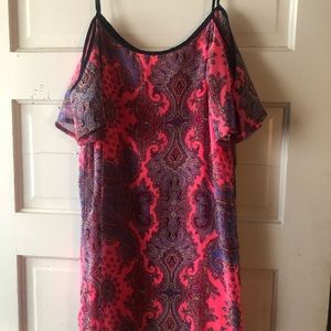 Pink pattern dress